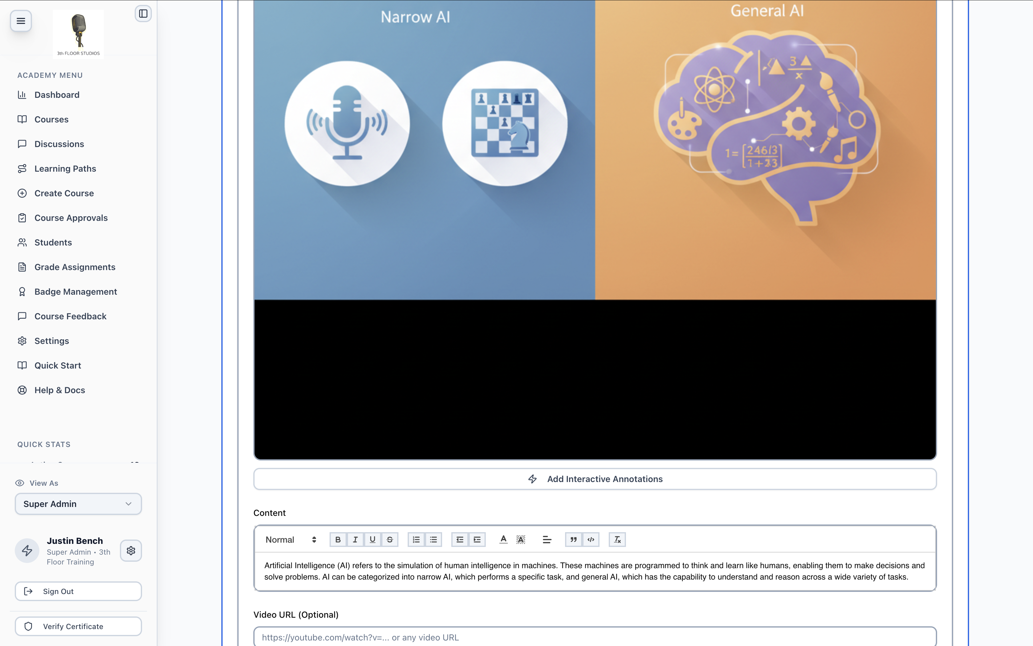 AI-Generated Slide Content